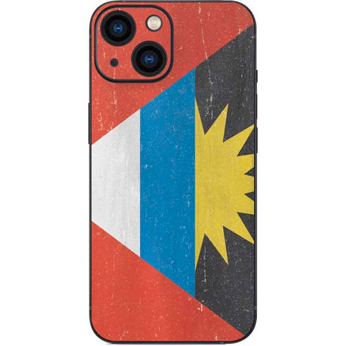 Antigua and Barbuda Flag Distressed iPhone 13 Mini Skin